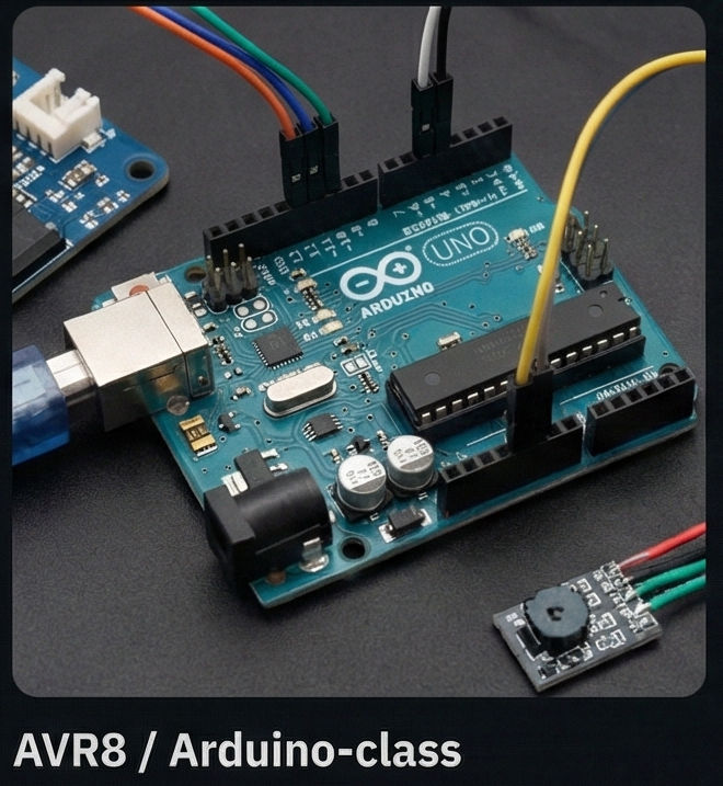 AVR8 / Arduino-class logo